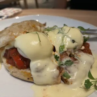 Eggs Benedict Shakshuka