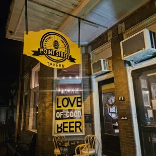 the outside of the building