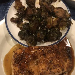 Honey Glazed Salmon with Brussel Sprouts