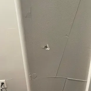 a hole in the ceiling