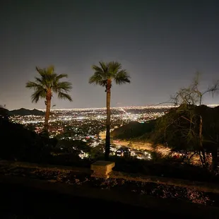 At the very top of the property