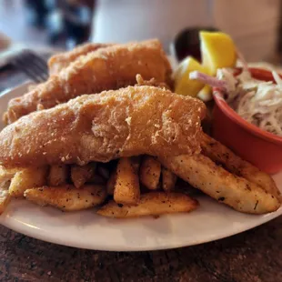 Cod fish and chips