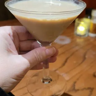 Egg Nog Espresso Martini