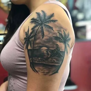 Mermaid sunset by Tam