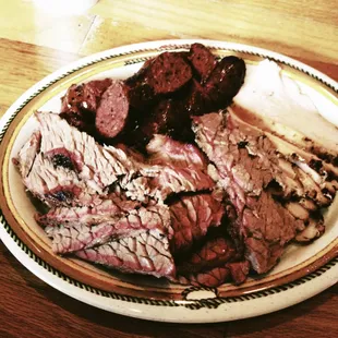 2 Pounds of BBQ :Brisket, Turkey &amp; Sausage