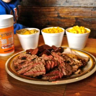 Family Pack $31.99 - 2 Lbs Meat and 3 sides