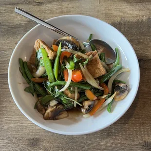 Basil Lunch Special with Fried Tofu