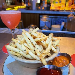 PARMESAN AND HERB FRITES