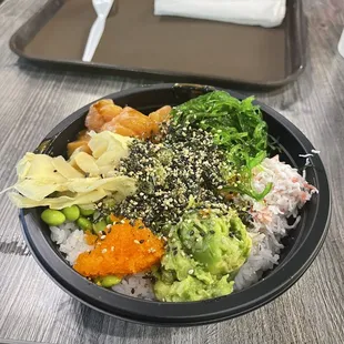 Tuna poke bowl....