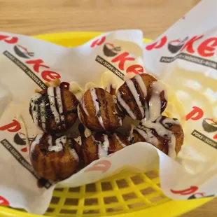 Takoyaki.