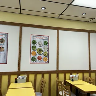 Dining area looks pretty much the same