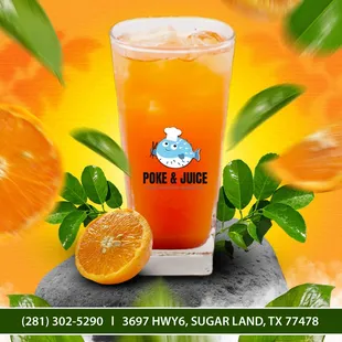 Looking for a refreshing and healthy drink to start your day? 

 Look no further than a glass of freshly squeezed orange juice!