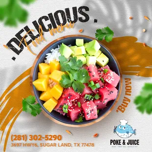 Satisfy your cravings with our delicious Poke Bowl. Fresh ingredients and incredible flavors all in one bowl.