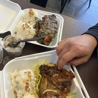 Combo Plate B with Tuna Poke