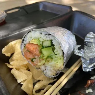 Regular SALMON Burrito