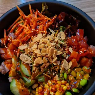 2 protein poke bowl!