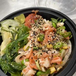 Salmon and spicy tuna Medium Bowl