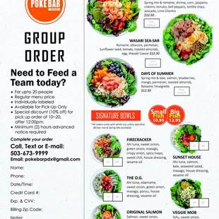 Group Order as easy as SNAP and TEXT (503) 673 9999