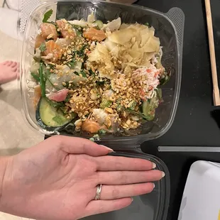 Build Your Own Large Poke Bowl