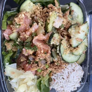 Small Build Your Own Small Poke Bowl