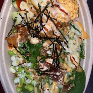Regular Poke Bowl! Delicious!