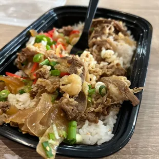 It's Sykiyaki Beef bowl
