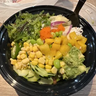 large poke bowl