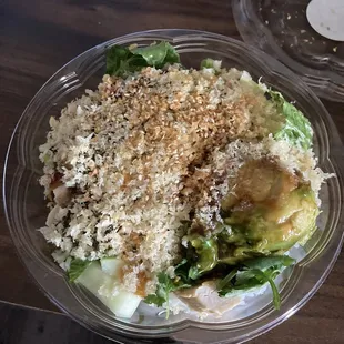 Build your own poke bowl.