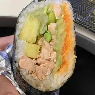 B2. Salmon Bomb Poke Burrito