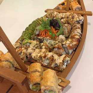 sushi and sashimi, food, sashimi, sushi