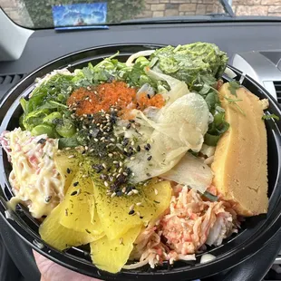 Late Post.  Poke Bowl 10*25