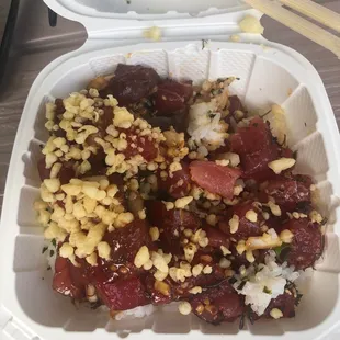 Shoyu Ahi, Hawaiian Ahi combo