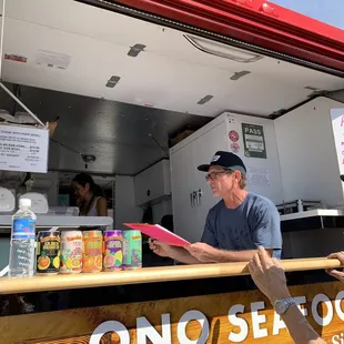 Step up to the window to place your order