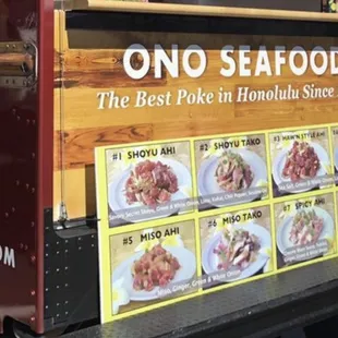 Choose your poke bowl (regular or large) and rice type