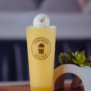 Mango Slushies with Ice Cream