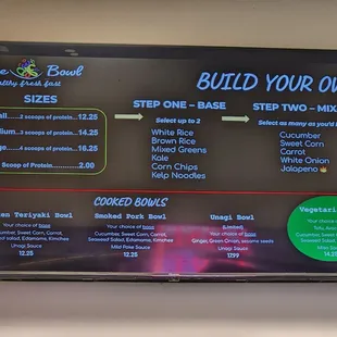 Poke Bowl - Menu