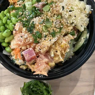 Build your own bowl.  Size large.