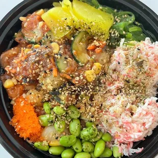 Large Poke Bowl! IG: @amei.eats