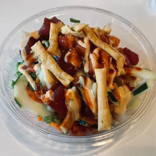 Half-n-Half sushi Poke Bowl