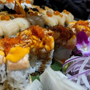 sashimi, sushi and sashimi, sushi, food