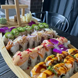 Super good! We were able to create a roll off the menu. The staff were so nice. Definitely coming back