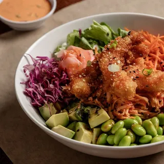 Tangy Crab and Shrimp Bowl