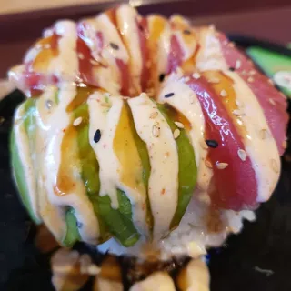 Tuna Avocado Donut