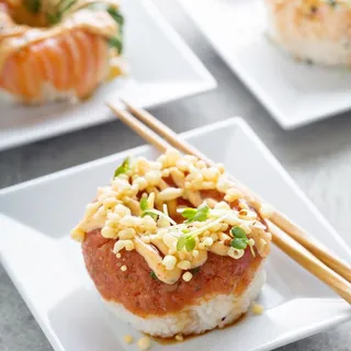 Spicy Tuna Donut