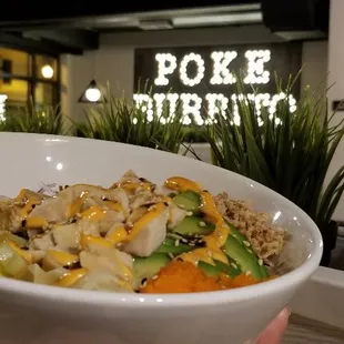 Chicken lover poke