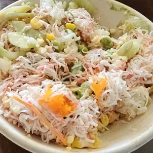 Crab Salad Poke Bowl