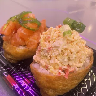 Crab and salmon Yubu pocket