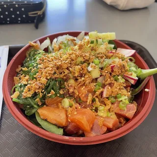 Large Poke Bowl with 3 Protein