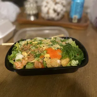 Build your own bowl. Very good!