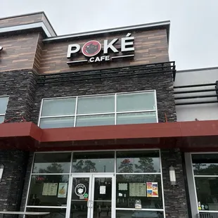 Front of establishment